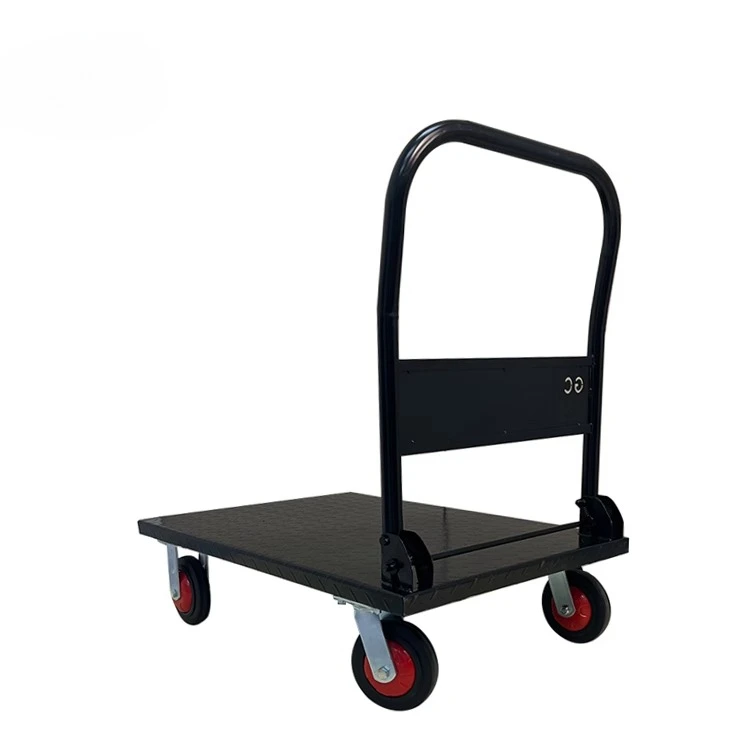 

Heavy-duty handling trailer Durable folding storage trolley