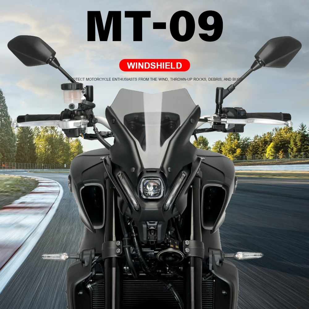 

New Motorcycle Touring Sports WindScreen Windshield Visor Deflector For YAMAHA NEW MT-09 FZ-09 MT 09 FZ 09 MT09 FZ09 2021 2022