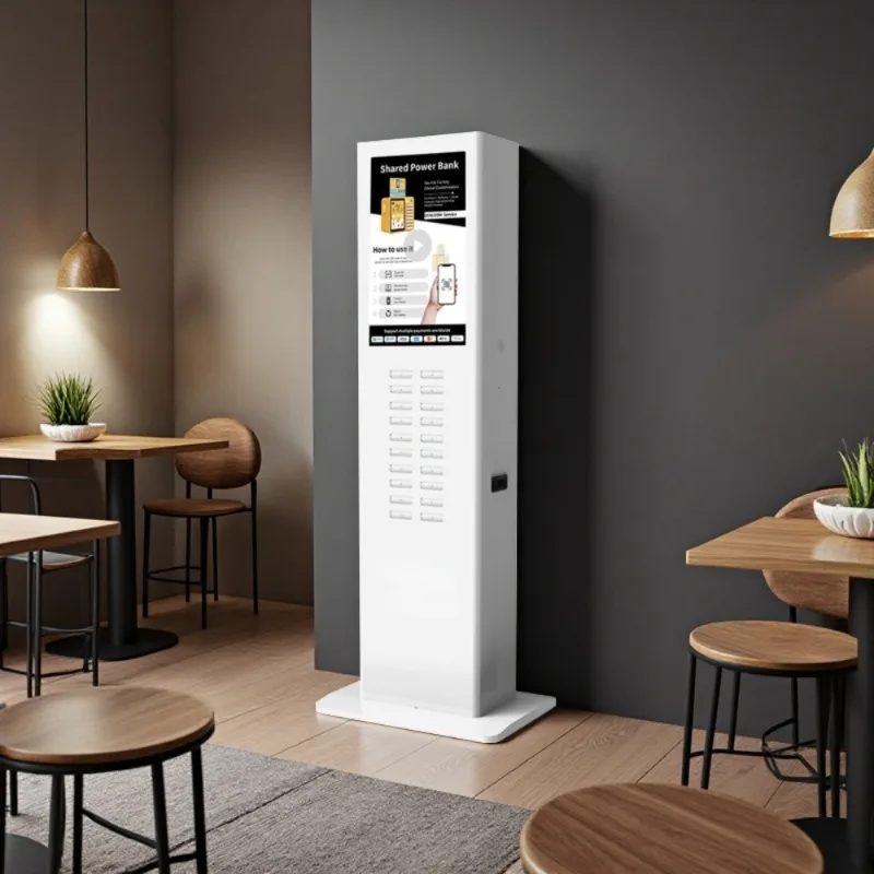 Innovative Product 2024 Portable Mobile Power Bank Mobile Charging Shared 24-slot Power Bank Station Kiosk