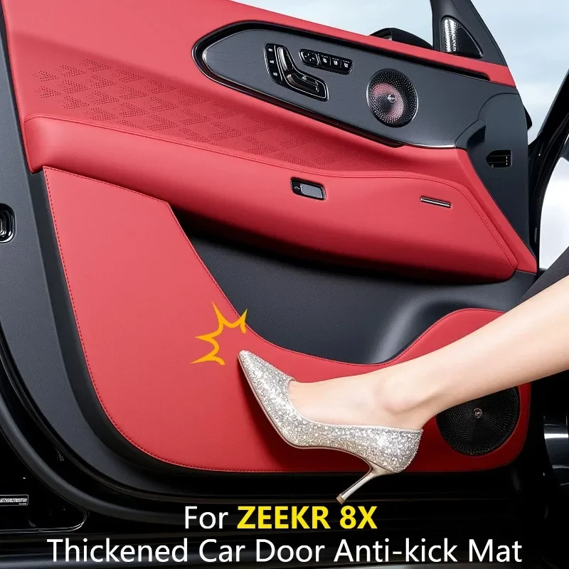 Door Anti-Kick Mat Trunk Anti-Scratch Protection Pad Collision Avoidance Interior Precise Fit Mod Car Accessories For ZEEKR 8X