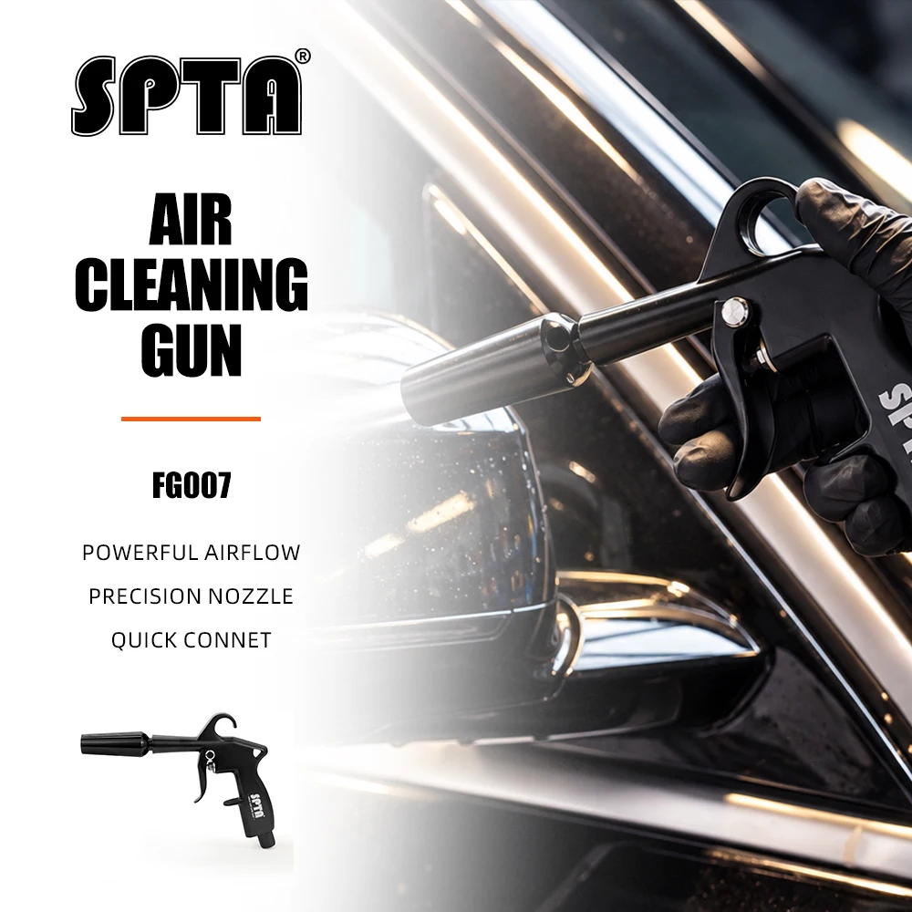 SPTA Car Interior&Exterior Deep Cleaning Short Foam Gun Car Cleaning Washing Spray Gun High Pressure Washer Portable Tool