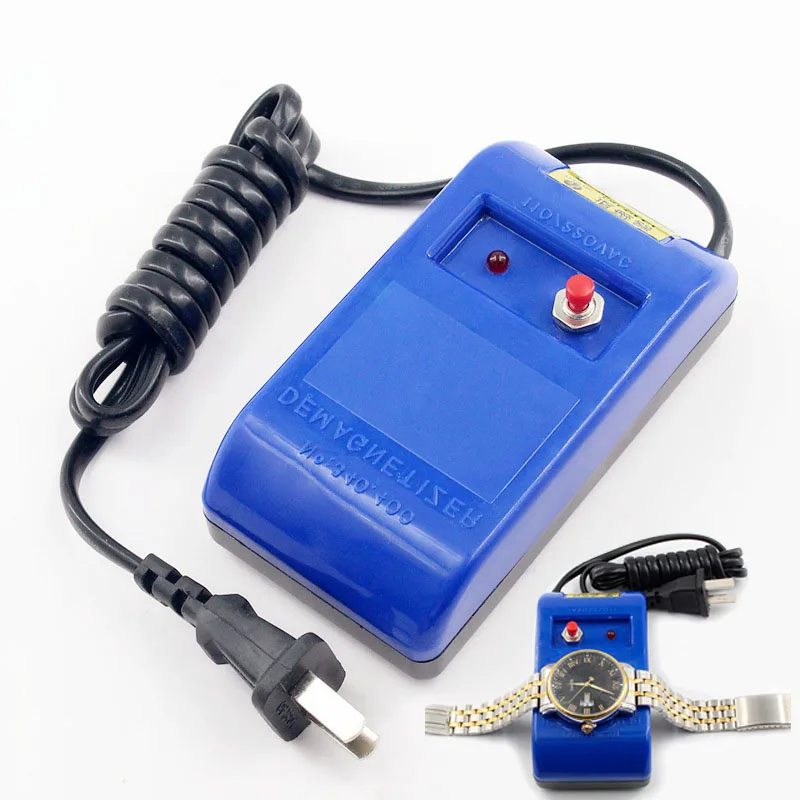110V 220V Watch Demagnetizer Mechanical Quartz Watch Repair Tool Electrical Professional Demagnetize Tool US EU Plug