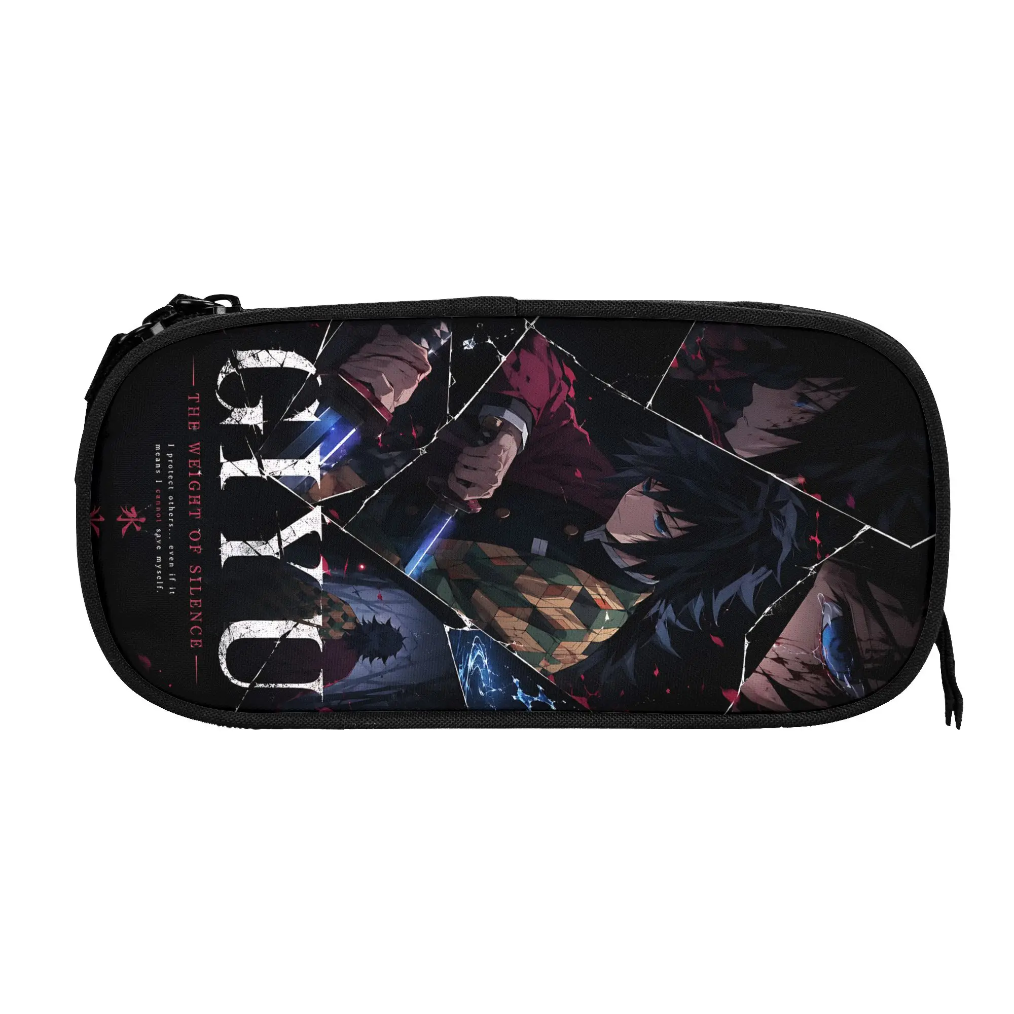 Custom Halloween Demon Slayer Large Capacity Bags for Child  School Pencil Bag for Boys Gilrs Kids