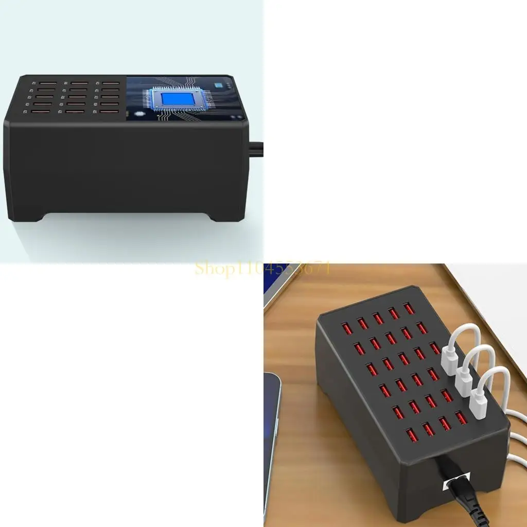

Бестселлер 150 Вт 30 портов USB зарядная станция док-станция для зарядки планшетных телефонов HDD