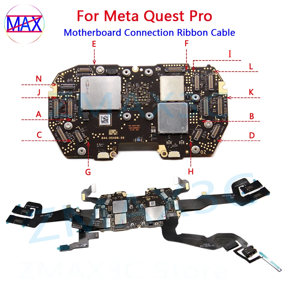 For Meta Quest Pro VR Headset Motherboard Ribbon Cable Replacement For Quest Pro Contact Type Power Interface Flex Cable Repair