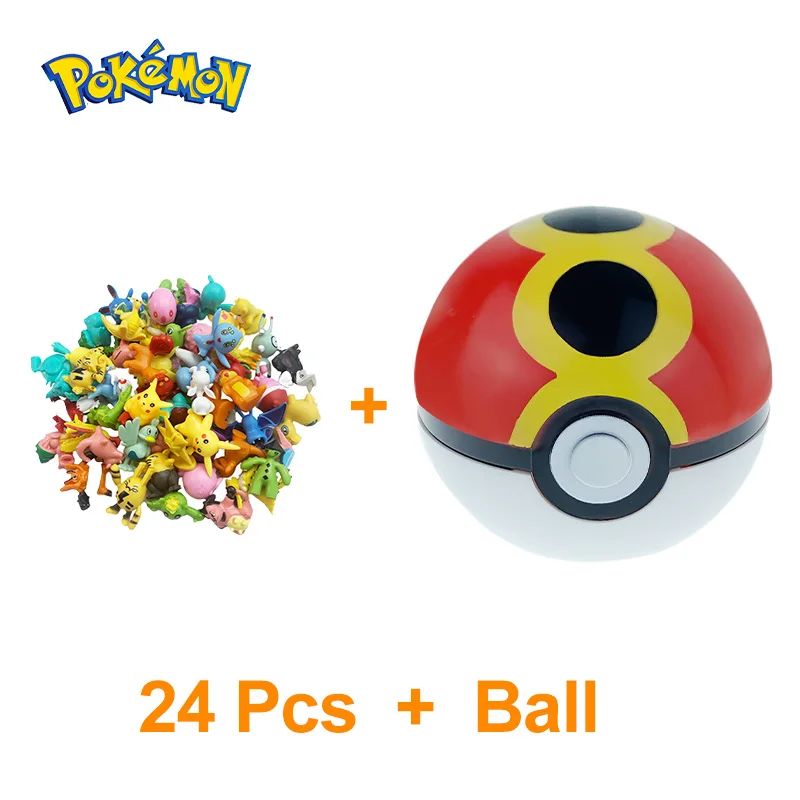 Pokemon Ball Elf Spielzeug Anime Actionfigur PokeBall Tasche Monster leerer Clip n Go Modell Pikachu Pokeball Kind Kind Weihnachten Gif