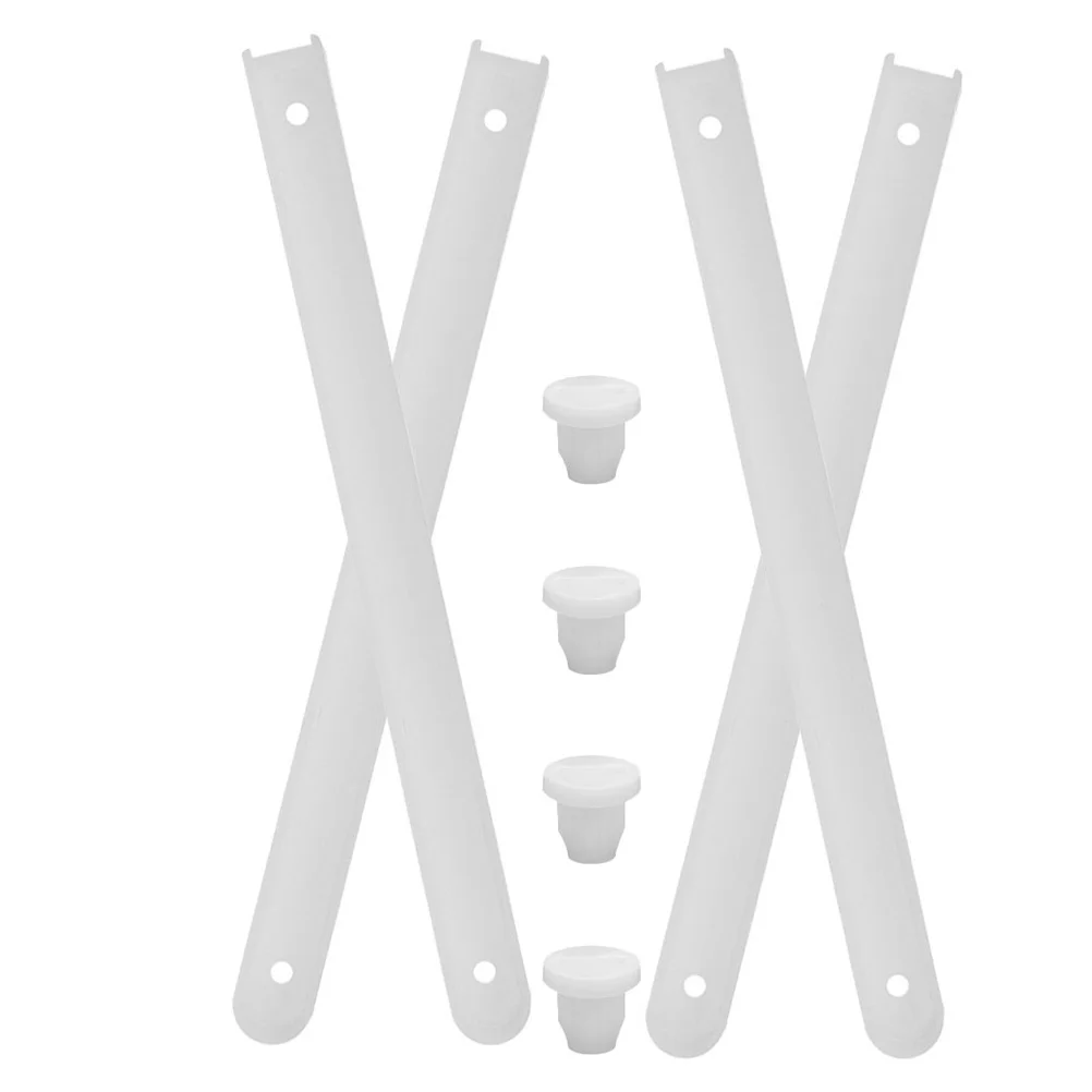 

4Sets Plastic Drawer Slides Sturdy Smooth Durable Long Lasting Easy Install for Kitchen Cabinet Drawer Rails Dresser Sliders