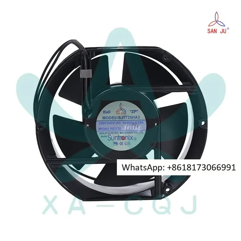 

Вентилятор осевой SANJU SJ1725 (Тайвань), 220В, модели 1238, 1225HA2, HA1, HA3 для охлаждения