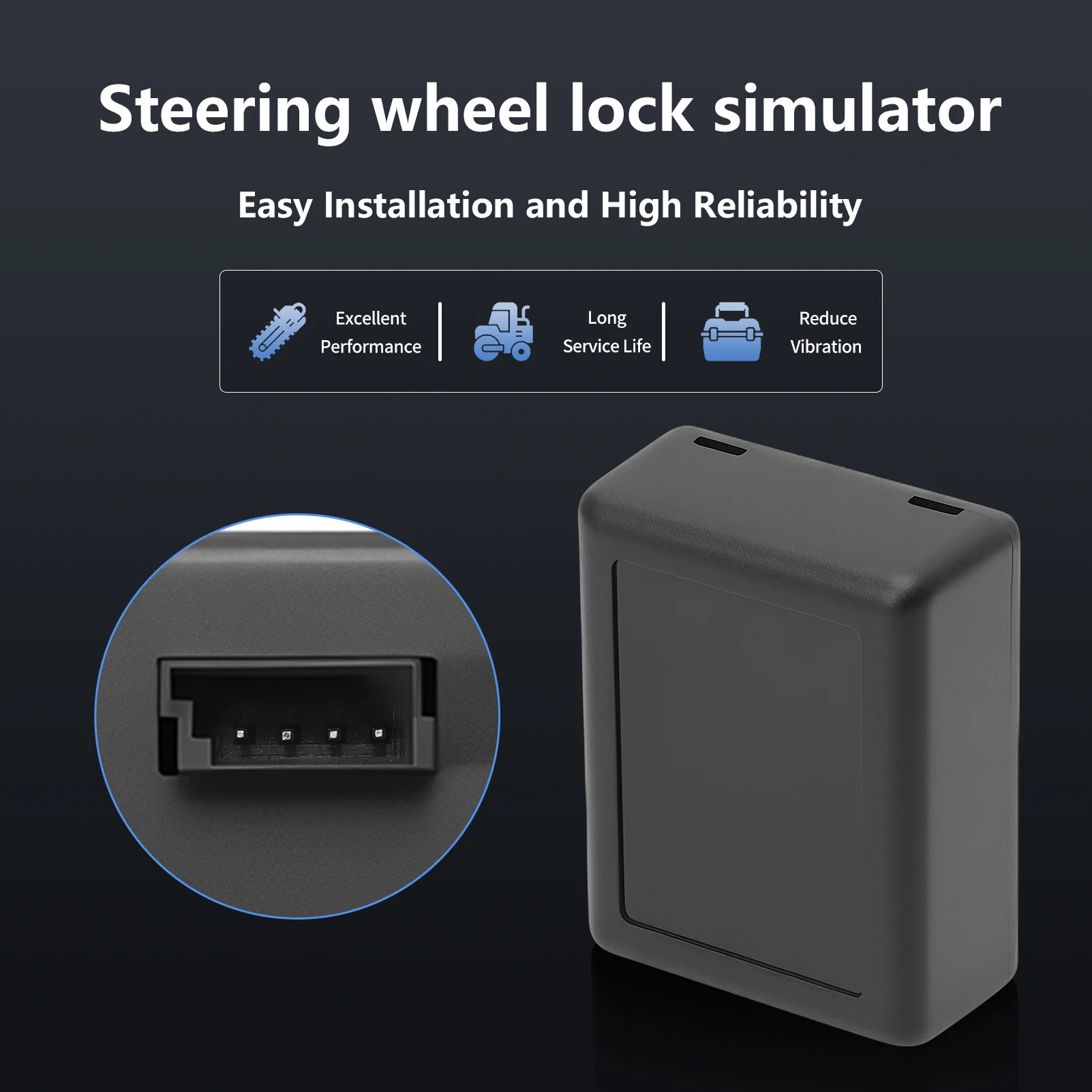 

Эмулятор блокировки рулевого колеса автомобиля, симулятор автомобиля, инструмент для ремонта, совместимый с E87 E90 E60 E61 E90 E91 E92 E93 Black Sensitive Smart