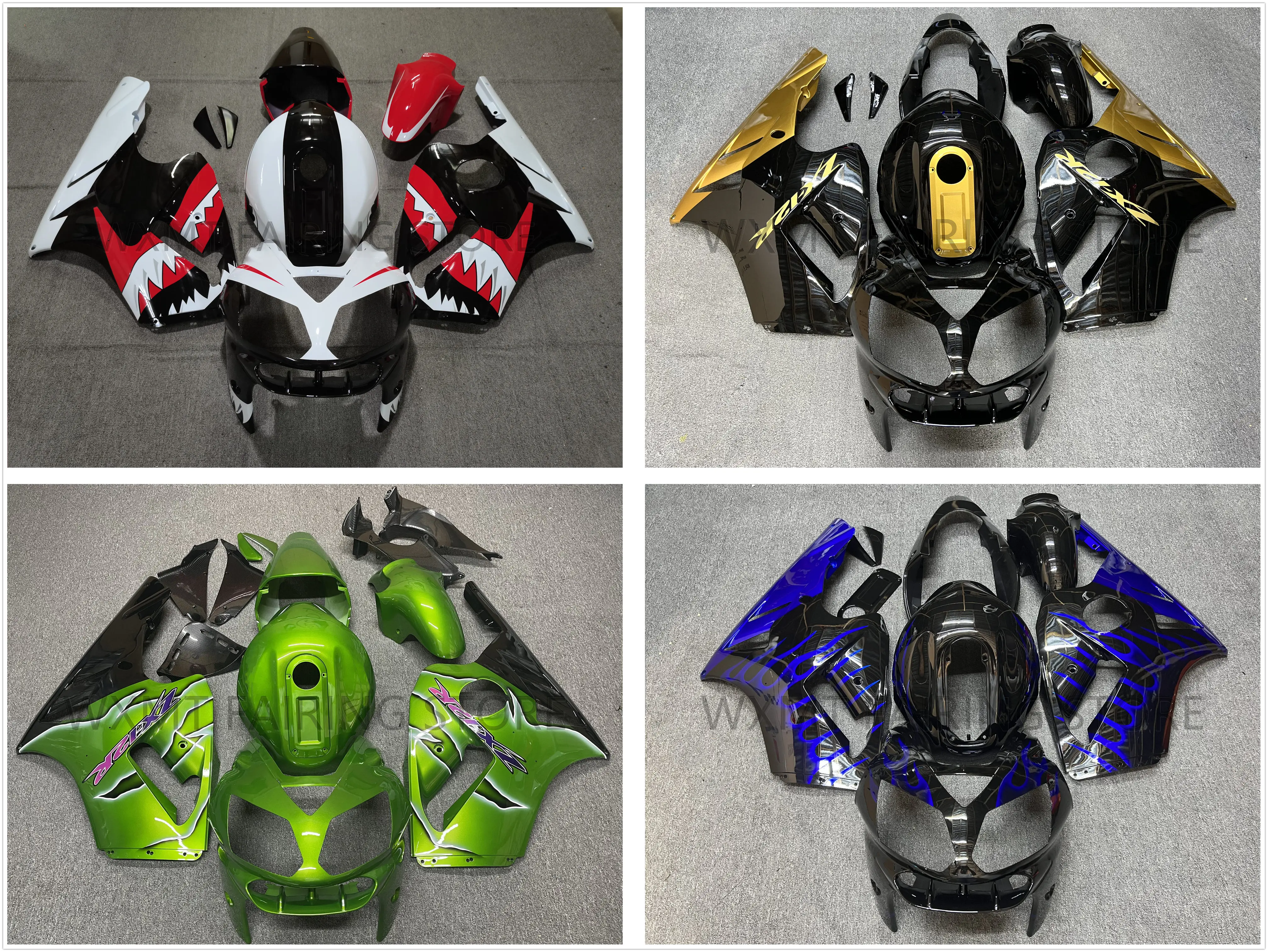 Motorcycle Fairings Kit fit for Ninja ZX-12R 2000 2001 2003 2004 2005 ZX12R zx 12r 00 01 02 03 04 05 full fairing tank cover set