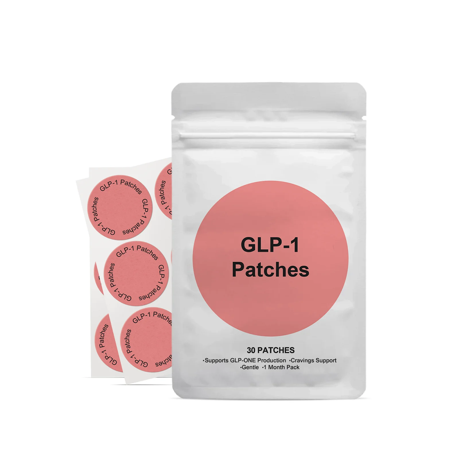 Glp 1 Weight Loss Patches Suppressant Of The Appetite Control Metabolic Support Shaping Body Fat Burning Slimming Patches 30pcs