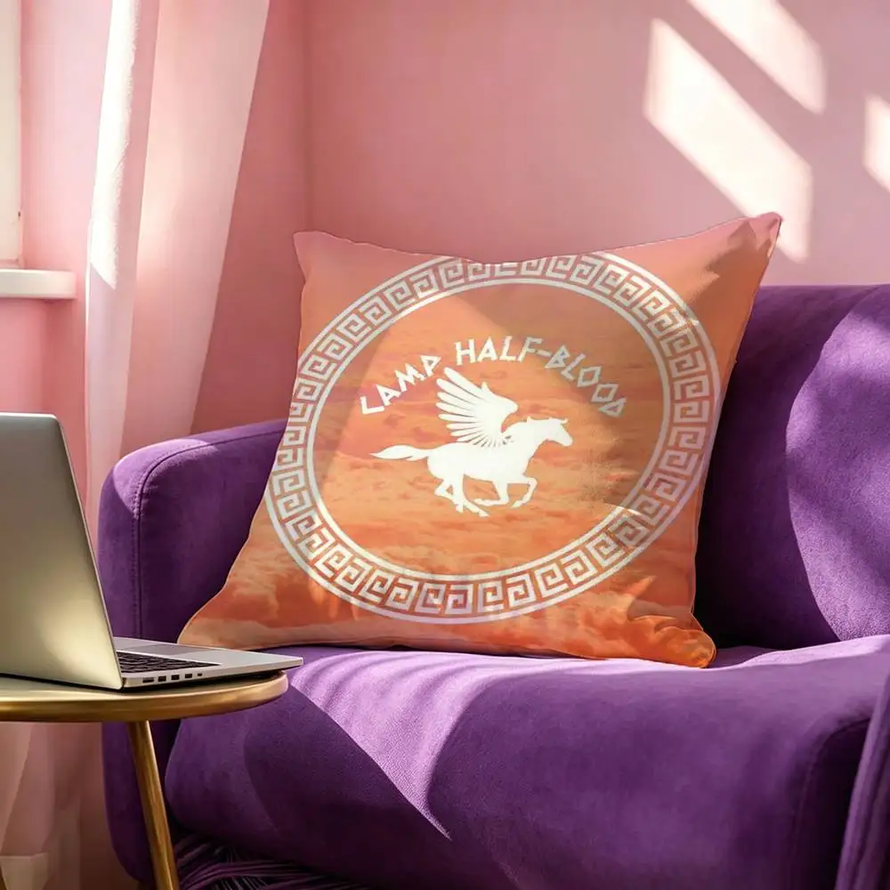SPQR C-Camp H-Half-B-Bloods CHB Pillow Case Square Double-Sided Sofa Cushion Cover Bedroom Bedside Pillow