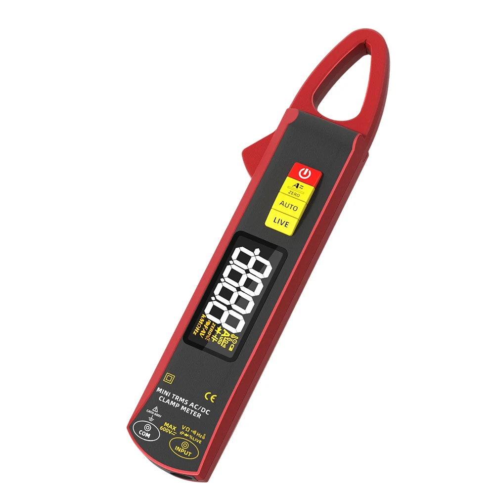 UX2 200A Clamp Meter Digital Multimeter 6000-digit LCD Display AC DC Current 0.10A to 200.0A for Workshop and On-site Use