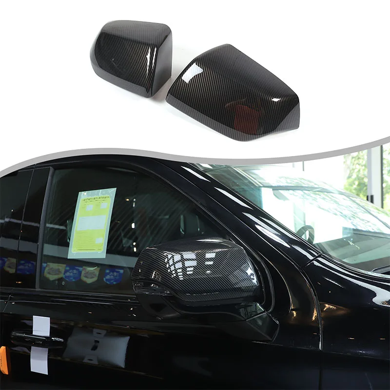 

Набор из 2 предметов из углеродного волокна ABS для Cadillac Escalade 2021 + автомобильное наружное зеркало заднего вида, декоративная наклейка, автомобильные аксессуары