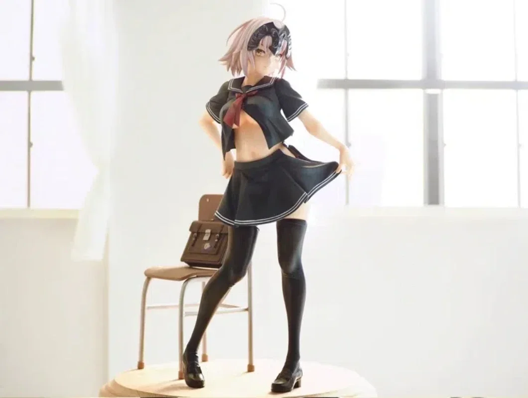 anime-game-fate-grand-order-black-jeanne-d'arc-figures-kawaii-resin-gk-diy-manual-white-assembly-model-statue-toys-doll-gifts
