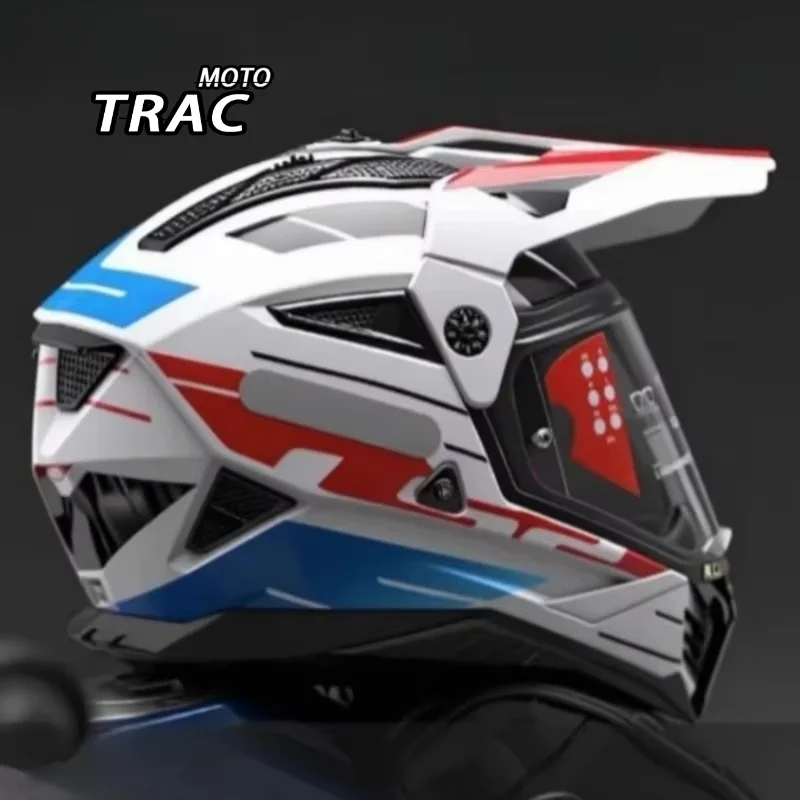 New Available Capacete LS2 MX702 PIONEER II Off-road Motorcycle Helmet  Anti-fog Double Lens Capacete Casco Moto Casque
