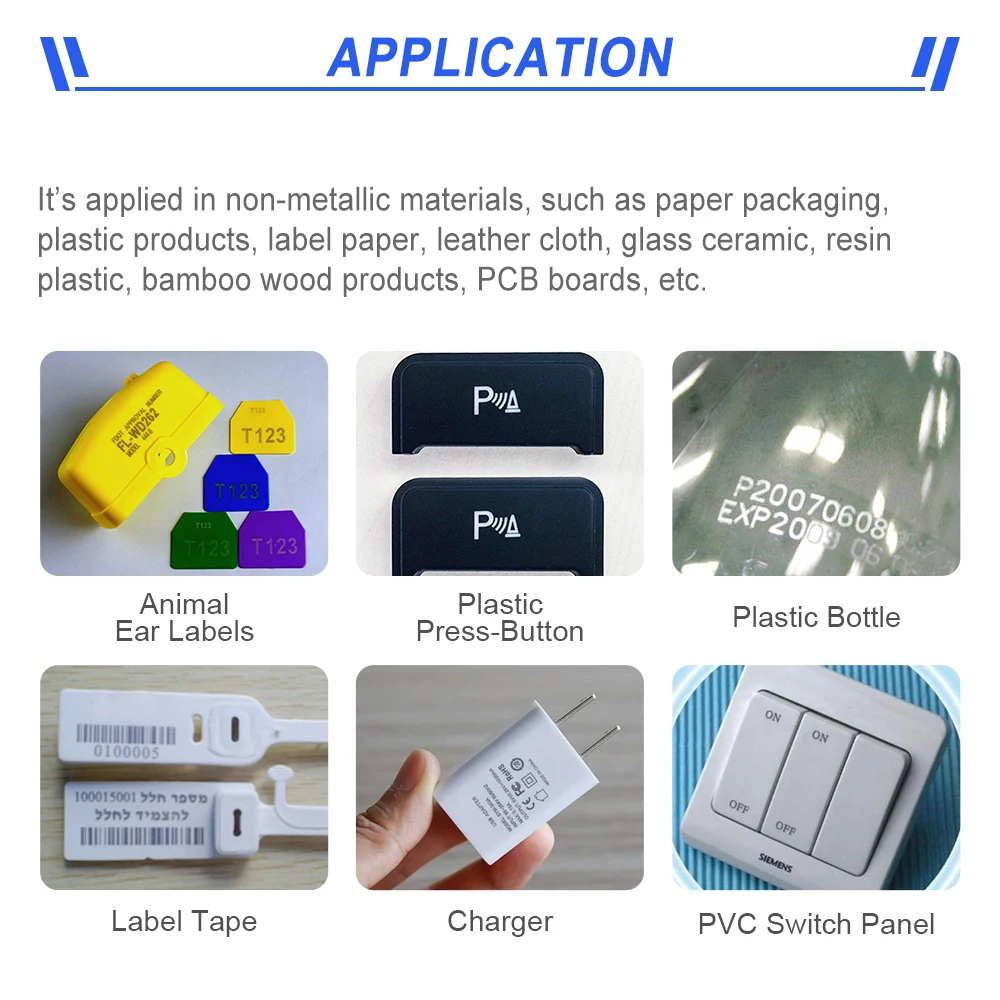 Perfect Laser CO2 RF Laser Marking Engraver Machine Automatic Engraving For Non-metallic Leather Ceramic Wood Acrylic