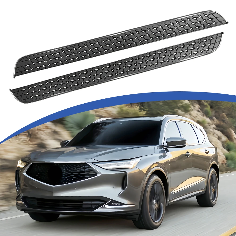 2PCS Fixed Nerf Bars Aluminum Running Board Side Steps Pedal Steps Accessories Fit for Acura MDX 2022 2023 2024 2025 2026 Entry