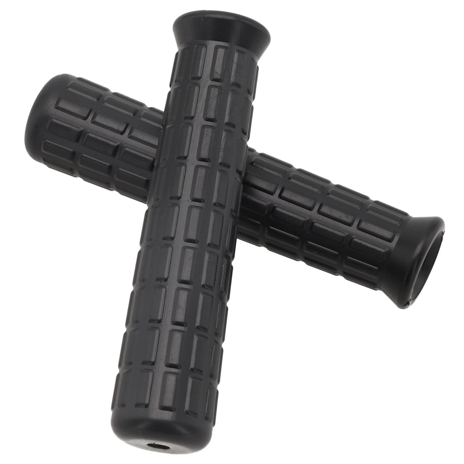 Wheelbarrow Rubber Handle Replacement 2 Pack with Anti Slip Groove and Weather Resistant Material for Secure Outdoor Use