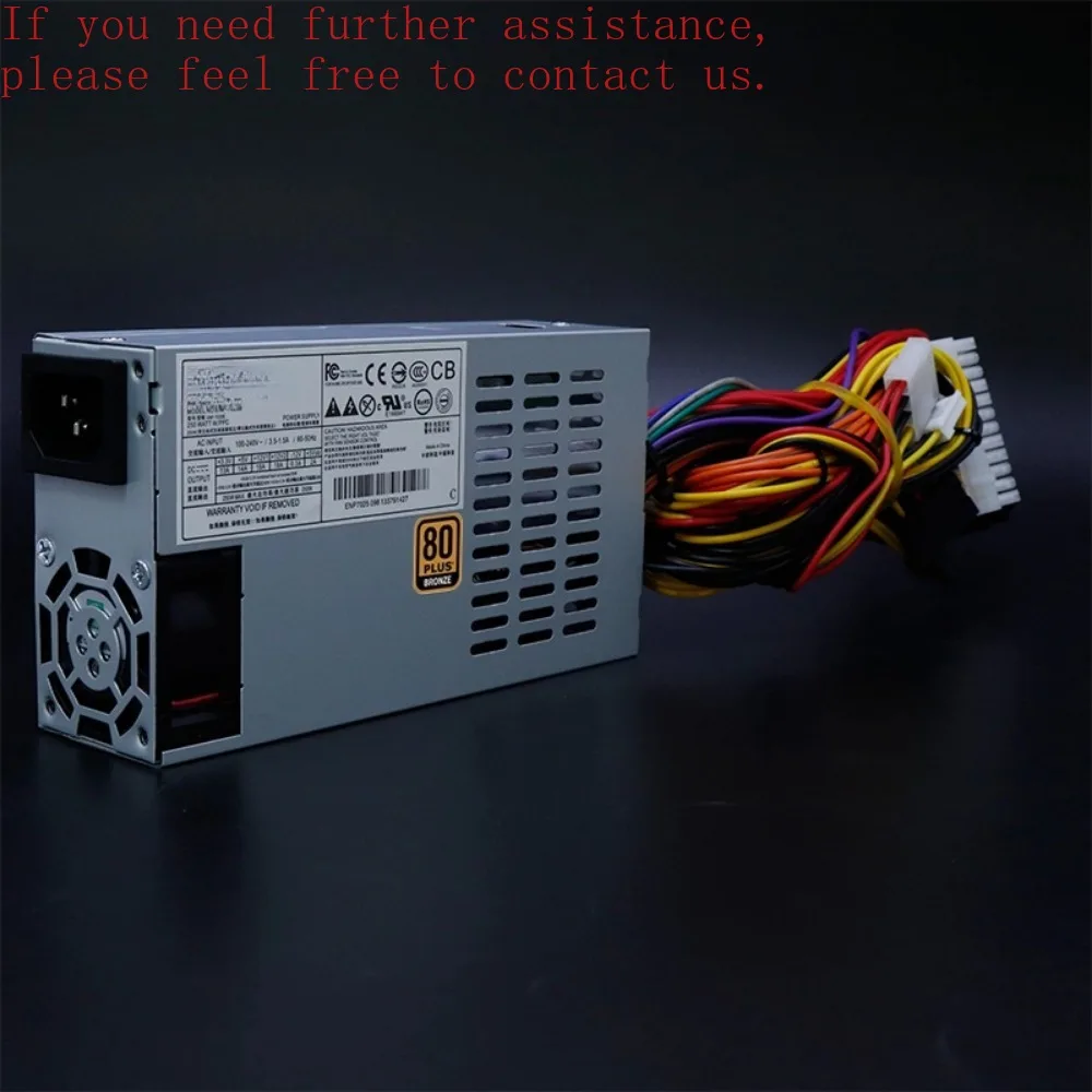 Yiheng 7025b-206FLEX 小型 1U 電源 250W 静音 80PLUS ブロンズ NAS/ITX 小型シャーシ電源