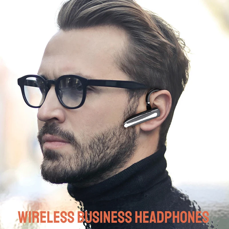 Wireless Headphones With Microphon Bluetooth Headset Office Earphones Fone De Ouvido Audifonos Con Microfono Busines Auriculares