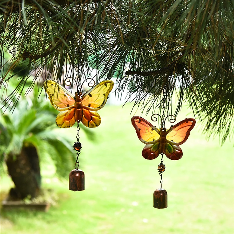 Campanelli eolici in bambù con guscio di cocco naturale a cinque tubi ornamenti pastorali ornamenti per porte regali artigianali in bambù e legno fatti a mano