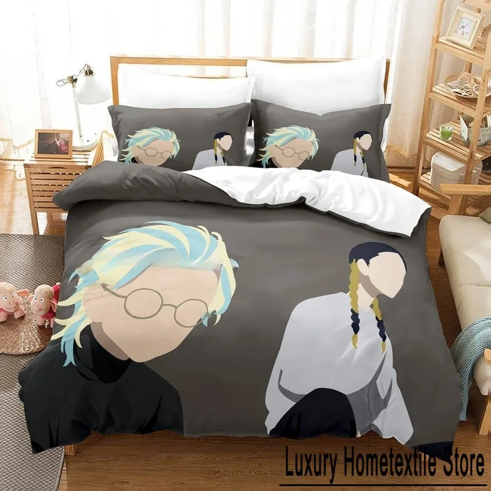 

3D Anime Bed Sheet Sets Tokyo Revengers Bedding Set Single Twin Full Queen King Size Bed Set Aldult Kid Bedroom Duvetcover Sets