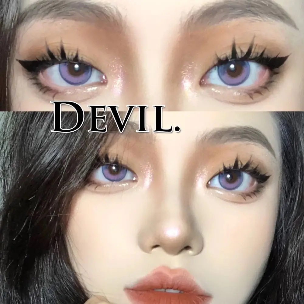 5 คู่ขนตาปลอมหนา Little Devil 3D Faux Mink ผมยาว Handmade Lash Extension เครื่องมือแต่งหน้า Eye ผู้หญิงแฟชั่น