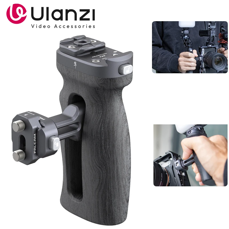 

Ulanzi Falcam F22 Quick Release Hand Grip Camera Cage Side Handle Grip With F22 F38 Port Cold Shoe Univeral For Nikon Canon Sony