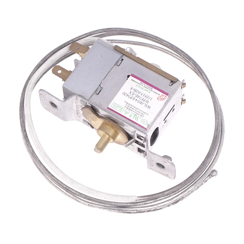 أجزاء التحكم في درجة حرارة الثلاجة ، WPF34E ، مستشعر 2 دبابيس ، ترموستات مسبار للثلاجة