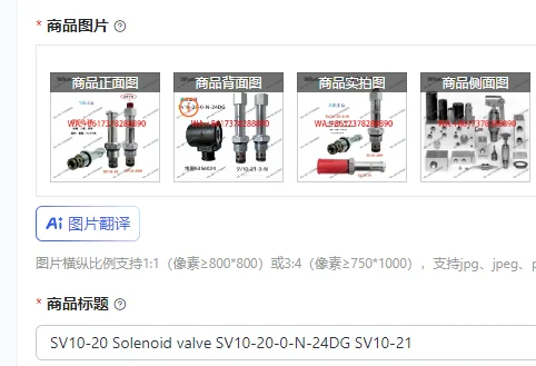 

SV10-20 Solenoid valve SV10-20-0-N-24DG SV10-21