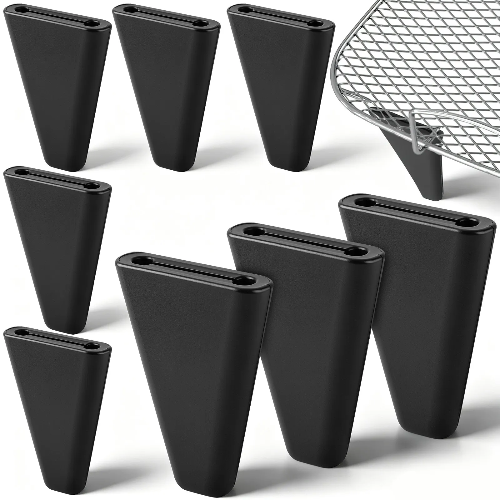 8 Pcs Air Fryer Parts Silicone Feet to Rack Tips Tabs Protector for Dehydrator Racks