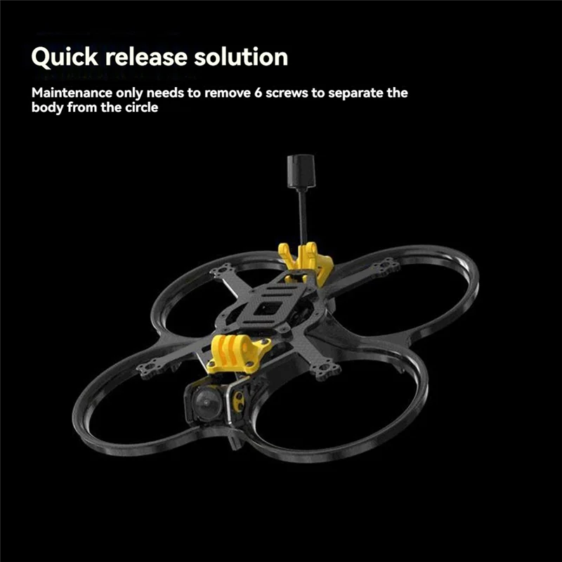 

Для Speedybee Bee35 3,5-дюймовый комплект рамы для гоночных дронов FPV, для деталей дронов O3 HD VTX