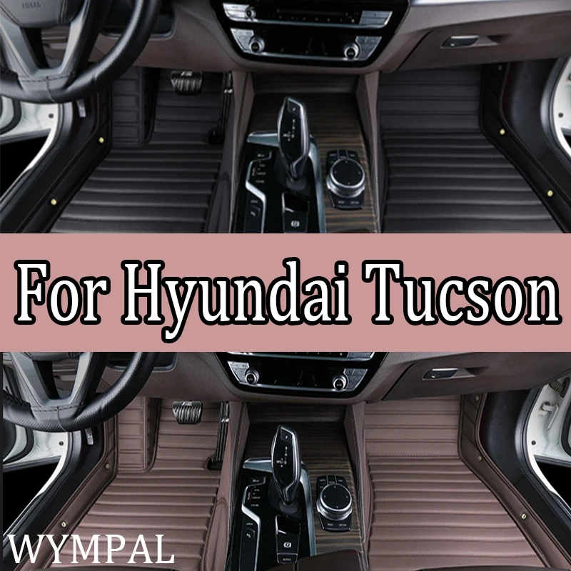 

Luxury Car floor mats for Hyundai Tucson 2015 2016 2017 2018 Custom auto foot Pads automobile carpet cover