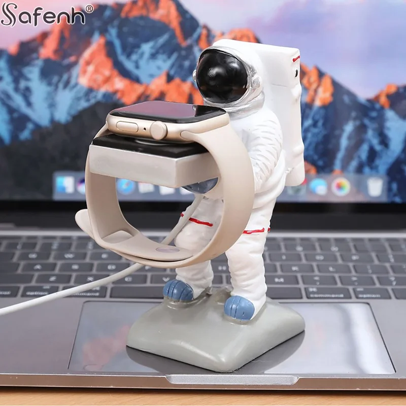 

Astronaut Watch Holder Household Jewelry Display Organizer Spaceman Table Watch Stand For Charging Rack Support Watches