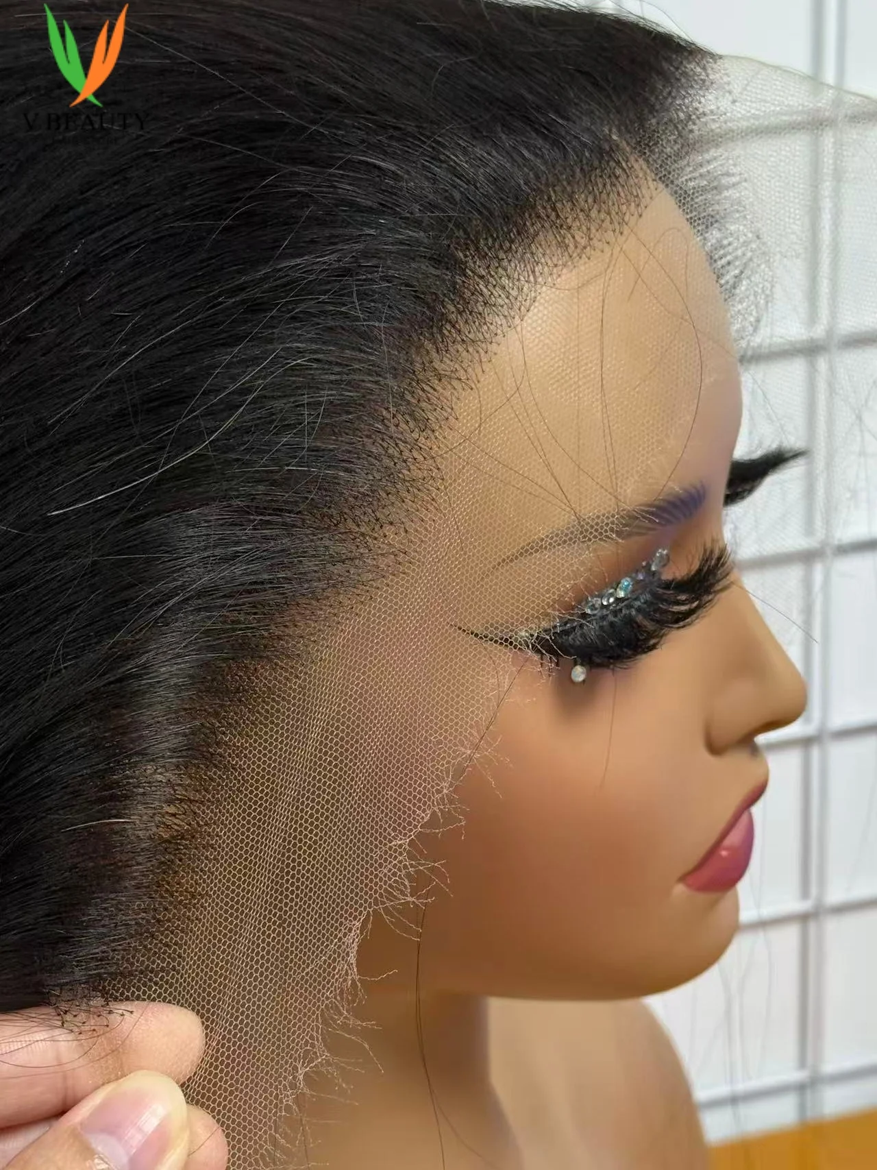 

V Beauty Real HD 13x6 13x4 Кружева спереди Только прямые предварительно выщипанные 2x6 5x5 Полная застежка Только вьетнамские человеческие волосы Raw