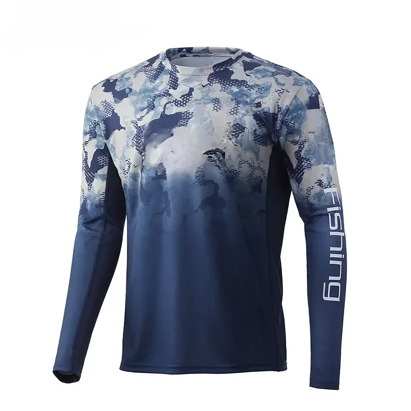 Fishing Shirt  Summer Long Sleeve Clothes Fish  Green Sportswear Outdoor Jersey Jacket UPF 50 Camisa De Pesca Maillot