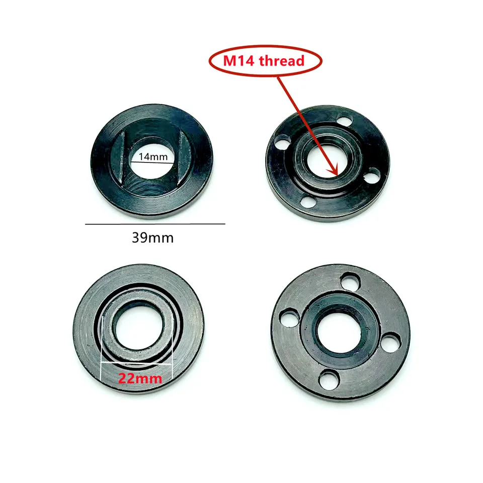 2-Pack Angle Grinder Thread Adapter – M10 To M14 & M10 To M16 Arbor Converter For Polishing Pads, Backing Pads & Drill Bits