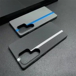 Ultra Thin Kevlar Carbon Fibre Phone Case for Samsung Galaxy S25Ultra Hard Slim Protective Back Cover for Galaxy S25 S24 S23Plus