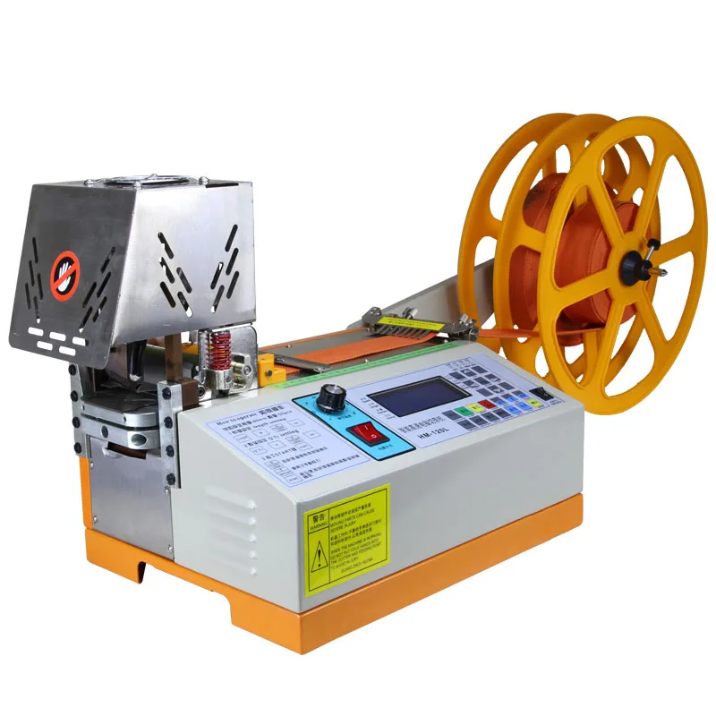 988w automatic computer tape cutting machine hot and cold zipper cutting automatic cutting and weaving machine elastic