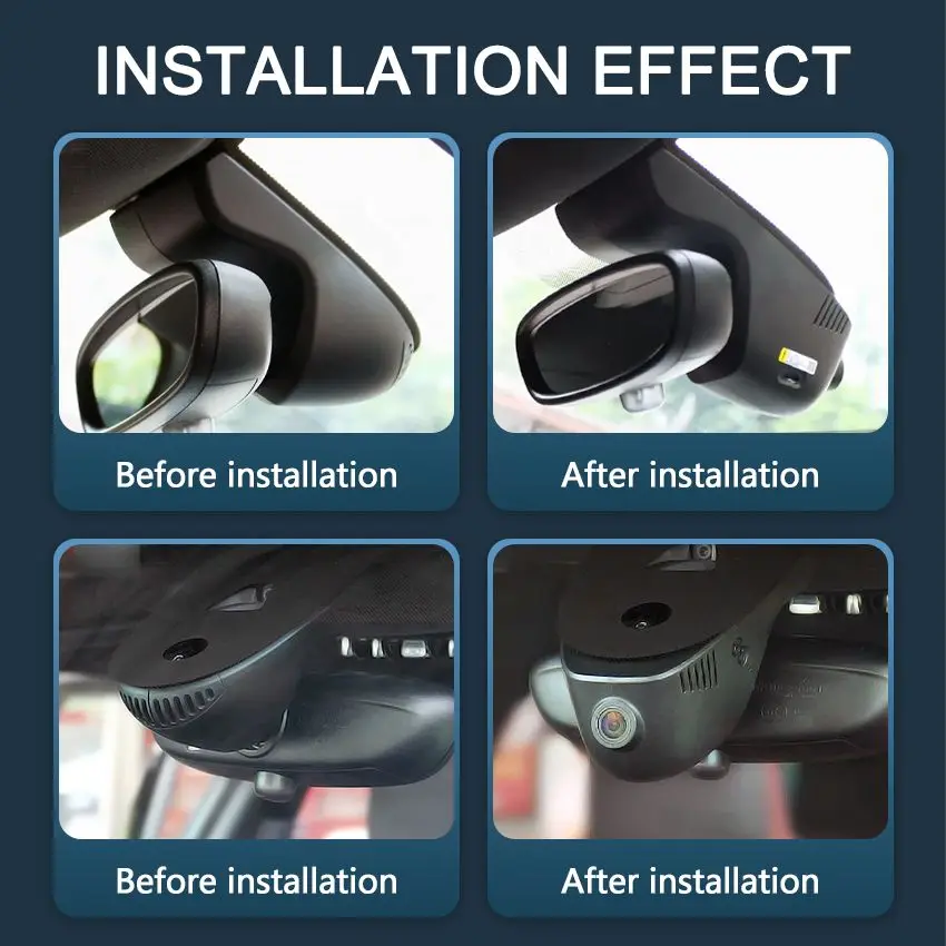 4K UHD  Easy to install Car DVR Video Recorder Dash Cam Camera For BMW MINI Cooper Countryman Clubman Convertible Cabrio ONE
