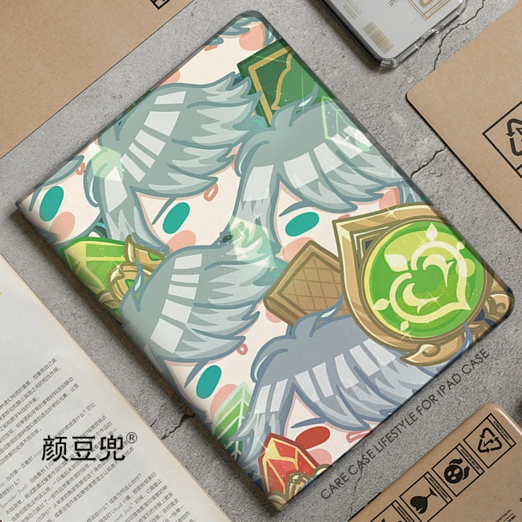 

Alhaitham аниме Genshin Impact для iPad Air 45 Mini 5 6, роскошный силиконовый чехол для Pro 12,9 11 для iPad 10th Protective Pro13 11