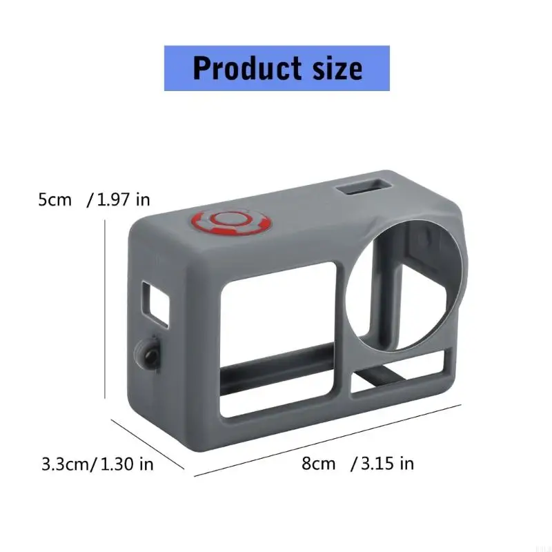 2025 Новый силиконовый корпус для защиты камеры с объективом с линзой для Action 5 Professional