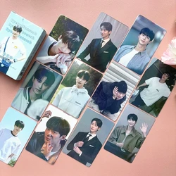 50 Pcs/Set Byeon Woo Seok Korean Star Lomo Laser Card TV Drama Loverly Runner Mini Postcard HD Photo Card Cosplay Gift