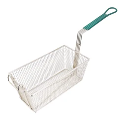 Kitchen food frying basket fried chicken french fries wire-mesh sieve filter basket American snack square frying basket