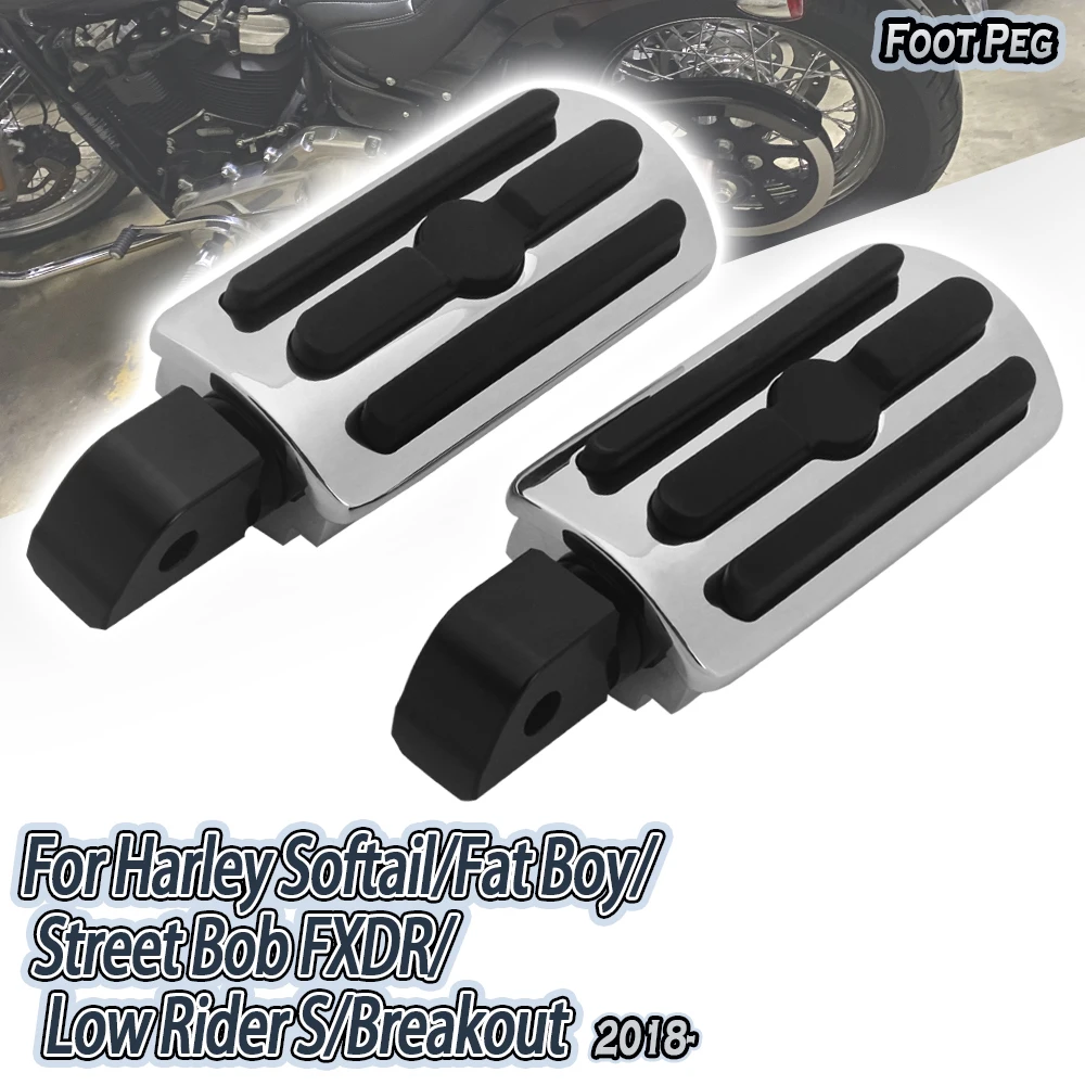 

Подножки для мотоцикла, задняя подставка для ног для Harley Softail Slim FLSL Sport Glide FLSB Street Bob FXBB FXDR Deluxe FLDE Fat Bob