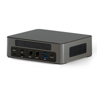 Core I5-1235U I7-1360P Gaming Mini PC DDR5 I225-V 2.5G Win-dows11 Linux NVME Type-C HD-MI DP Thunderbolt 4 Rugged Computer