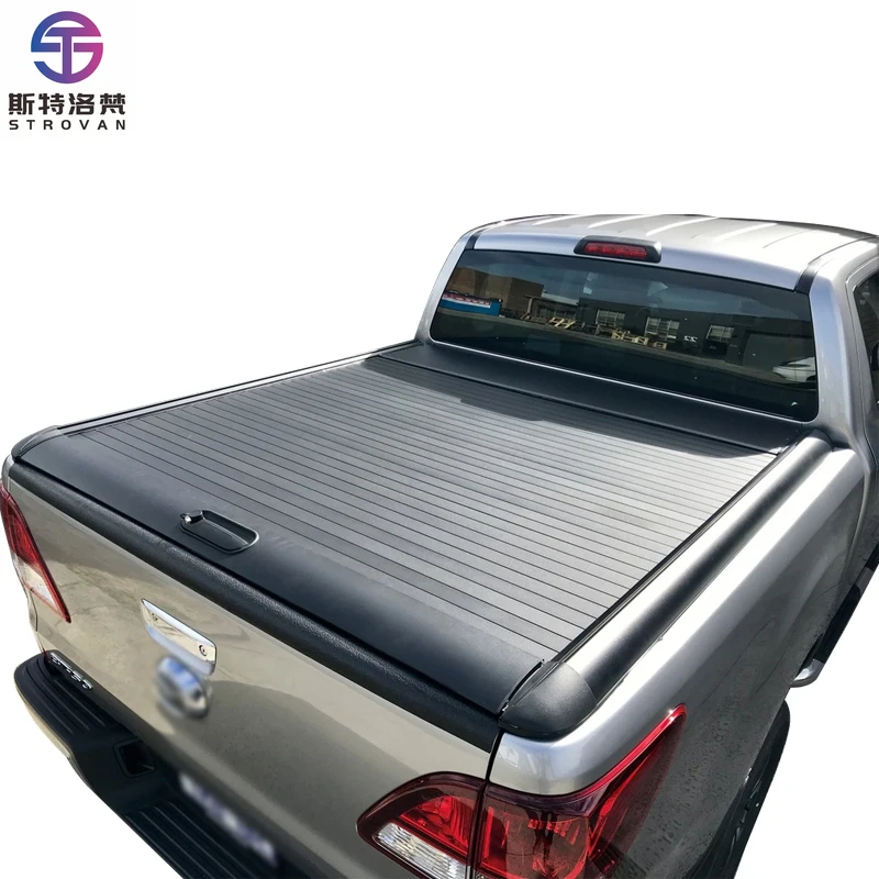 

STLF Hot Selling Pickup 4x4 Accessories Tonneau Covers Retractable Roller Lid for Toyota Hilux Revo Vigo Tundra Tacoma