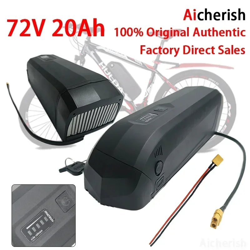 

72V 20Ah 30Ah 40Ah 21700 Lithium-Ion Battery, USB+XT60 For Hailong 40A BMS 750W 1000W 1500W 72V Hailong Ebike Battery