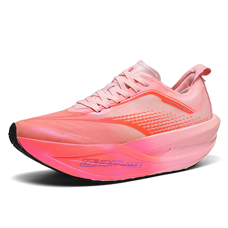 Nuevas zapatillas de correr acolchadas para hombre, corredores pesados adecuados con cordones, zapatillas deportivas antideslizantes para mujer, zapatillas deportivas para exteriores para hombre